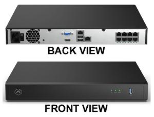 ADC PRO SERIES CSVR 8CH POE 1X12TB ADC PRO SERIES CSVR 8CH POE 1X12TB