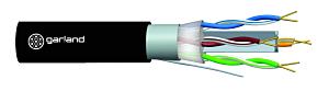 CABLE 4PR CAT 6A F/UTP JELLY PE 305M BK