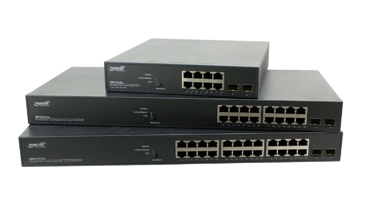 HUSKY POE SWITCH 24PORT POE/POE+ MANAGED