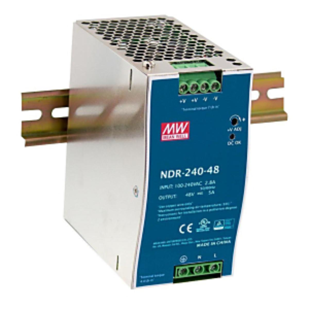 MEANWELL DIN RAIL P/SUPPLY 240W 48V 5AMP