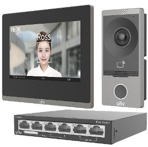 UNV INTERCOM KIT WITH POE SWITCH BLACK UNV INTERCOM KIT WITH POE SWITCH BLACK