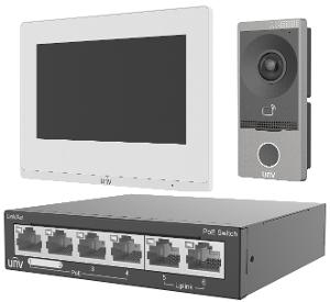 UNV INTERCOM KIT WITH POE SWITCH WHITE UNV INTERCOM KIT WITH POE SWITCH WHITE