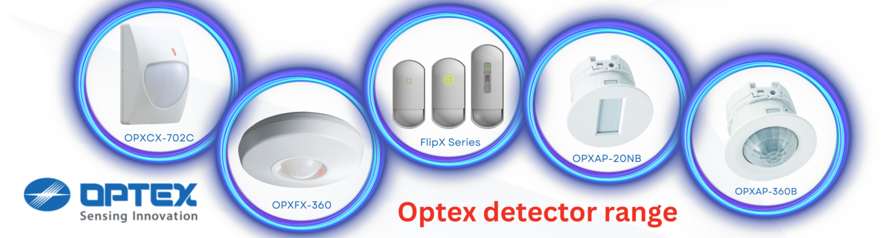 Optex Zone C indoor detectors – available right here at BGW ...